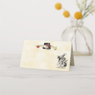 Placement Alice in Wonderland Carte de visite ou carte d'esc