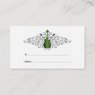 Placement Balayage de guitare verte Carte Place V2