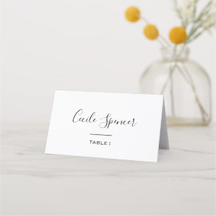 Placement Calligraphie Carte de Mariage officielle