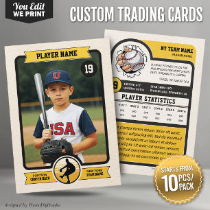Placement Carte à collectionner de baseball personnalisée vi