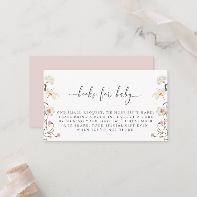 Placement Carte Boîtier de demande de réservation de fleur s (Devant/Arrière en situation)