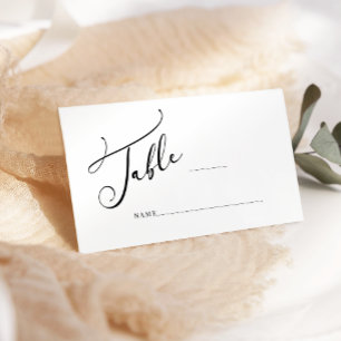 Placement Carte d'accompagnement de mariage à écriture simpl