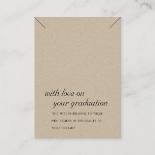 PLACEMENT CARTE D'AFFICHAGE DE NIVEAU CHIC KRAFT RUSTIQUE