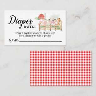 Placement Carte de Baby shower de rabat au rabat pour animau