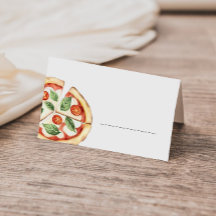 Carte de buffet à remplir pour pizza