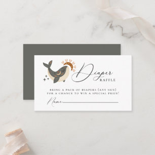 Placement Carte de fermeture à rabat céleste pour baleine cé