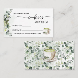 Placement Carte de jeu Eucalyptus Matcha Combien de Cookies
