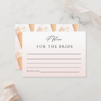 Placement Carte de jeu Fête des mariées de crème glacée aqua