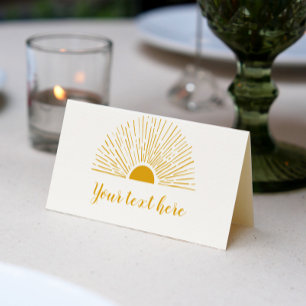 Placement Carte de la place de la tente pour aliments ensole
