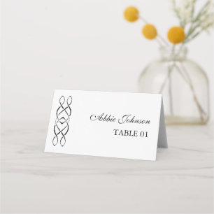 Placement Carte de lieu de mariage à motif de nœud celtique