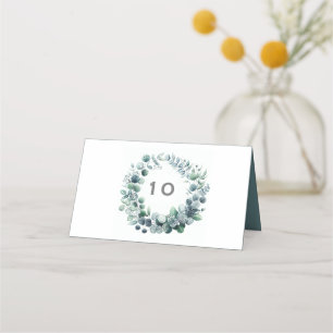Placement Carte de lieu de mariage botanique Eucalyptus