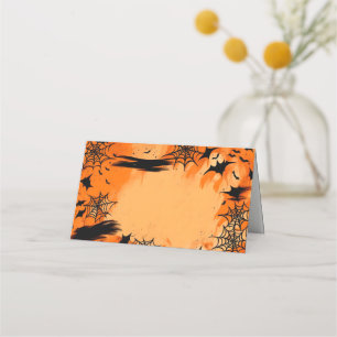 Placement Carte de lieu du nom d'Halloween