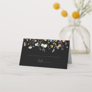 Placement Carte de Mariage Fleur Floral Multicolor