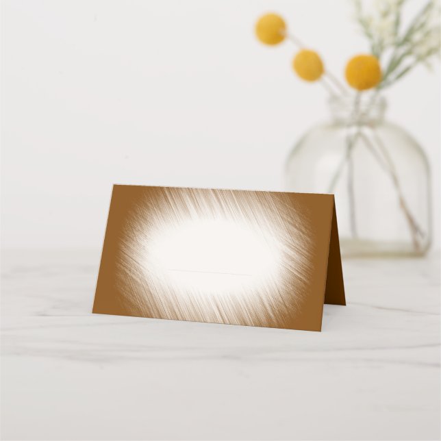 Placement Carte de place au chocolat (Devant)