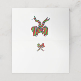 Placement Carte de place de la boîte de Noël