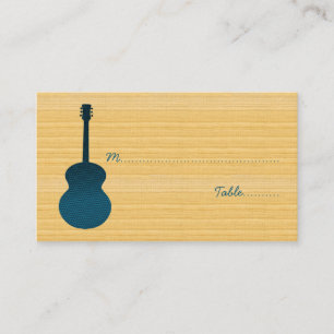 Placement Carte de place de la guitare Blue Country