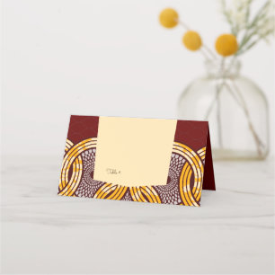 Placement Carte de place de la table d'or en or Ankara Kiten