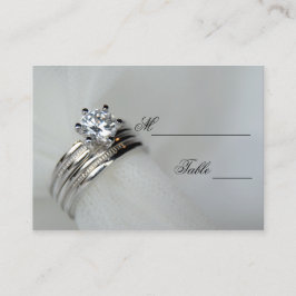 Placement Carte de place des anneaux mariages