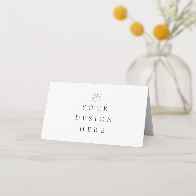 Placement Carte de place mariage personnalisée (Devant)