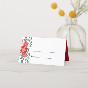 Placement Carte de place pour le dîner de Noël