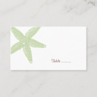 Placement Carte de place Starfish
