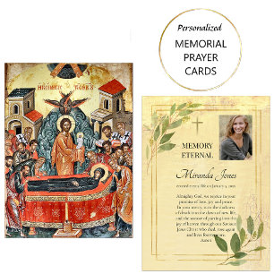 Placement Carte de prière Feuille orthodoxe