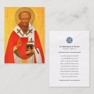 Placement Carte de prière orthodoxe de St. Brihtwald de Wilt
