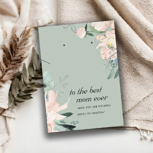 PLACEMENT CARTE DE REMORQUAGE FLORALE MOM GRIS BLANC