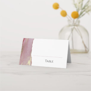 Placement Carte de table de mariage Dusty Pink Viva Magenta
