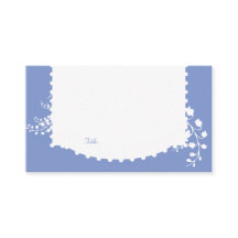 Carte de table de mariage Muguet