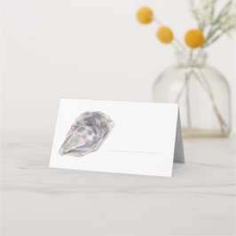 Placement Carte de table Huître à l'aquarelle