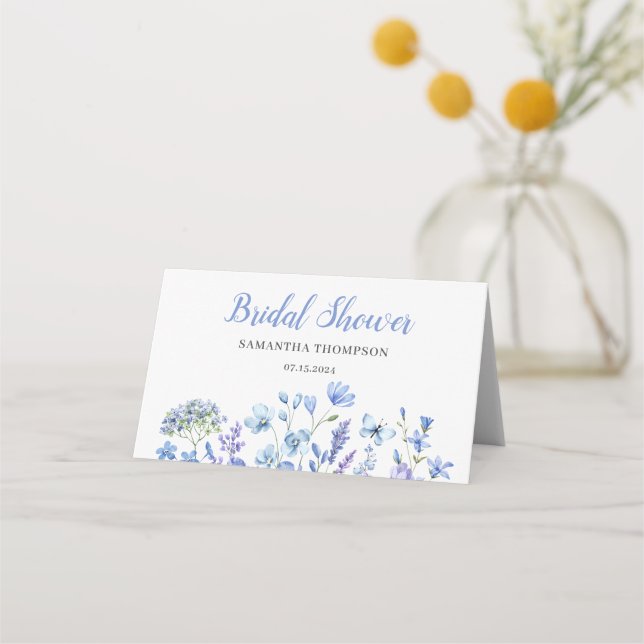 Placement Carte de table pliée pour Baby Shower de mariage f (Dos)