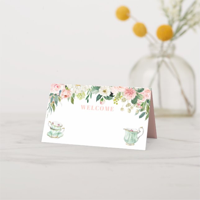 Placement Carte de table pour une garden-party de mariage (Devant)