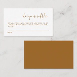 Placement Carte de tirage au sort de couche INDIE Boho Brûlé
