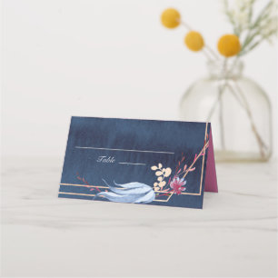 Placement Carte d'emplacement floral de tableau de bord de l