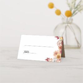 Placement Carte mariage de automne