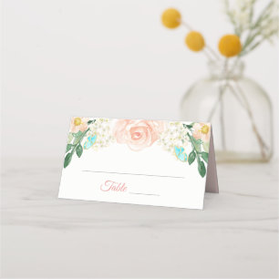 Placement Carte Mariage de de fleurs de broche
