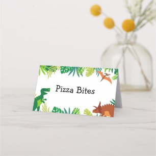Placement Dinosaur Anniversaire Carte de la tente