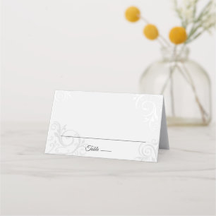Placement Élégante carte mariage de place