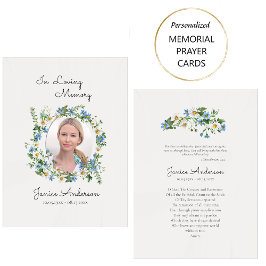 Placement Fleurs de printemps lumineuses Carte de prière fun