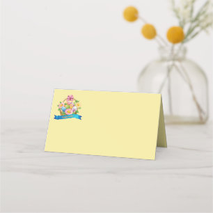 Placement Nom de la fête de Pâques Carte de lieu