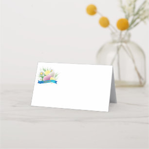 Placement Nom de la fête de Pâques Carte de lieu