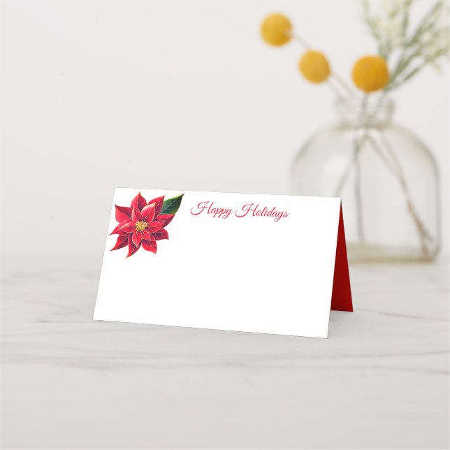 Placement Nom de Noël Carte de lieu (Devant)