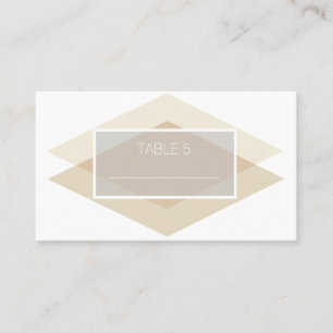 Placement Revêtement de diamant moderne et chic   Carte de t