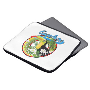 Placencia Belize Reiselogo Canvas Print Laptopschutzhülle