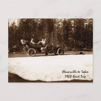Placerville nach Tahoe1908 Postkarte