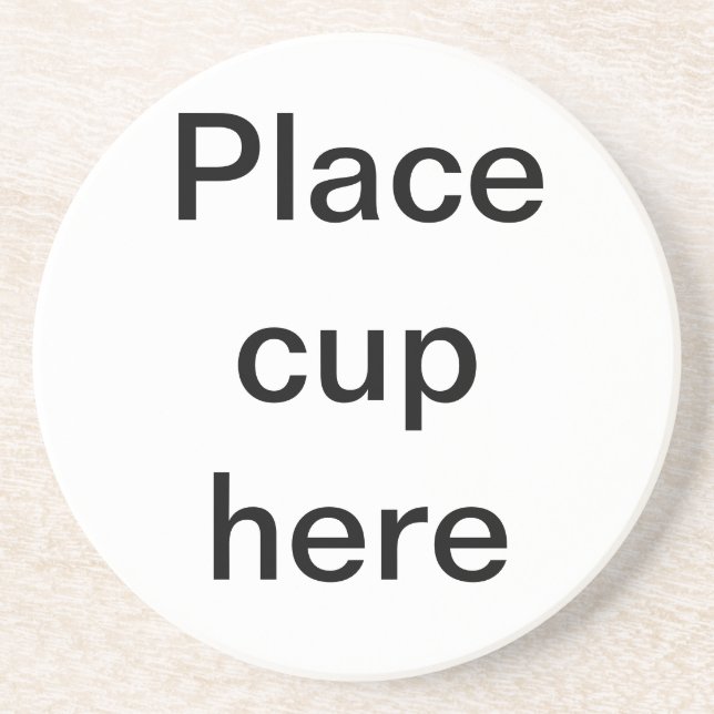 Placez les dessous de verre de tasse ici (Devant)
