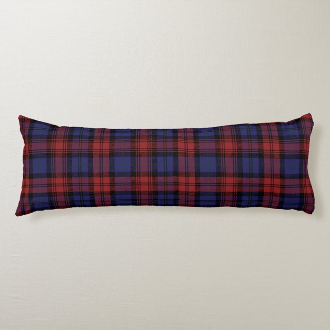 Plädoyer von Clan MacLachlan Purple Red Check Tart Seitenschläferkissen (Vorderseite)