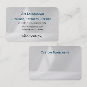 Plafonds, Textures, Réparations Carte de visite pe