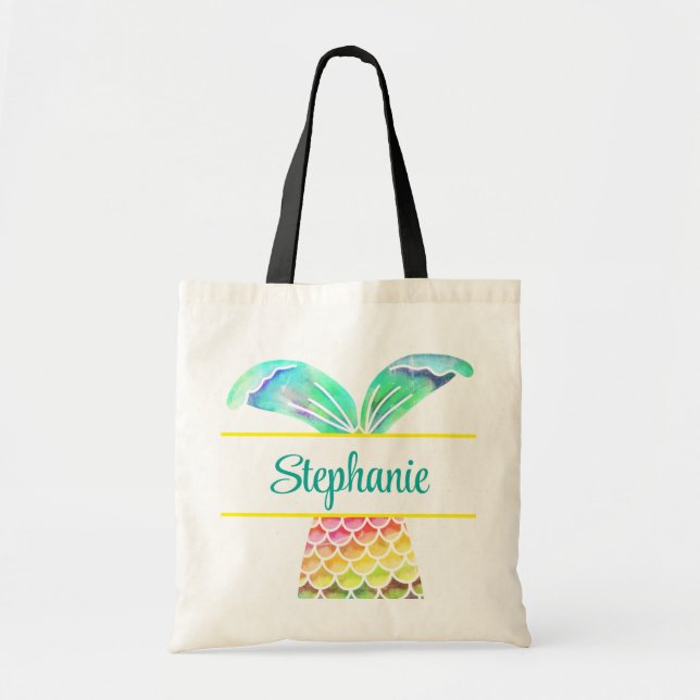 Plage amusante sac fourre-tout personnalisé (Devant)